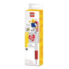 LEGO Gelové pero s minifigurkou, červené - 1 ks