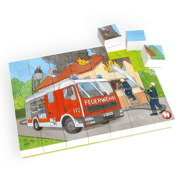 HUBELINO Puzzle Fire department operation (35 pcs)