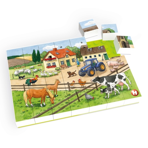 HUBELINO Puzzle-Život na farmě - 410184_1.jpg