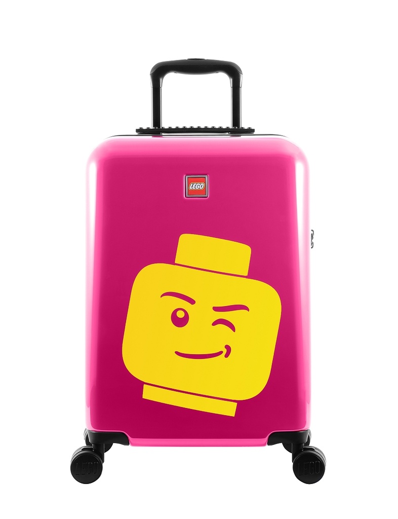 LEGO Luggage ColourBox Minifigure Head 20\" - Berry