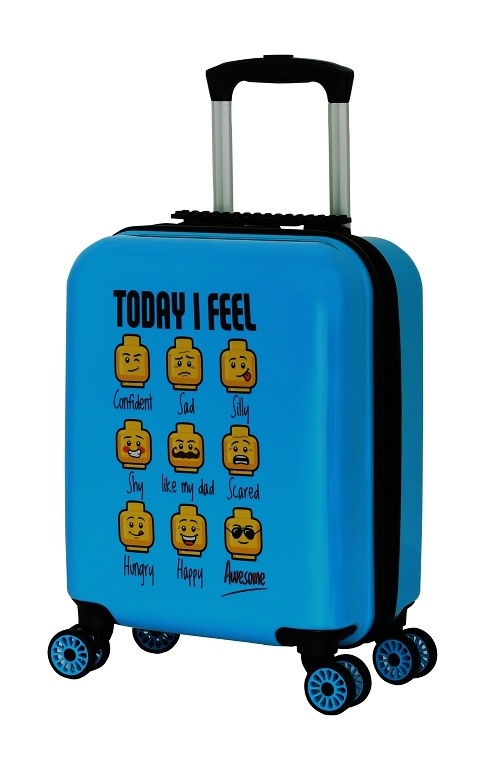 LEGO Luggage PLAY DATE 16\" - LEGO minifigures, TODAY I FEEL