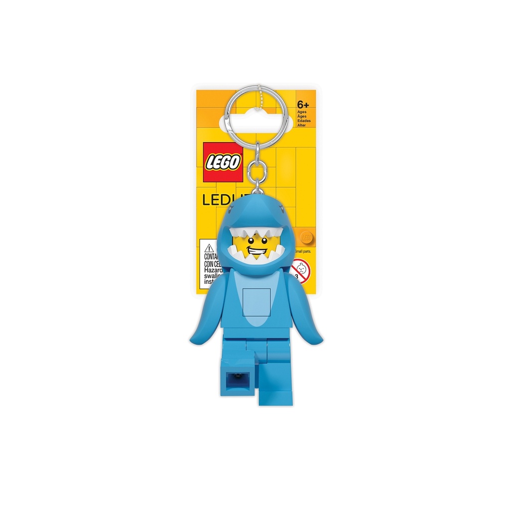 LEGO Iconic Shark Suit Guy Key Light with batteries