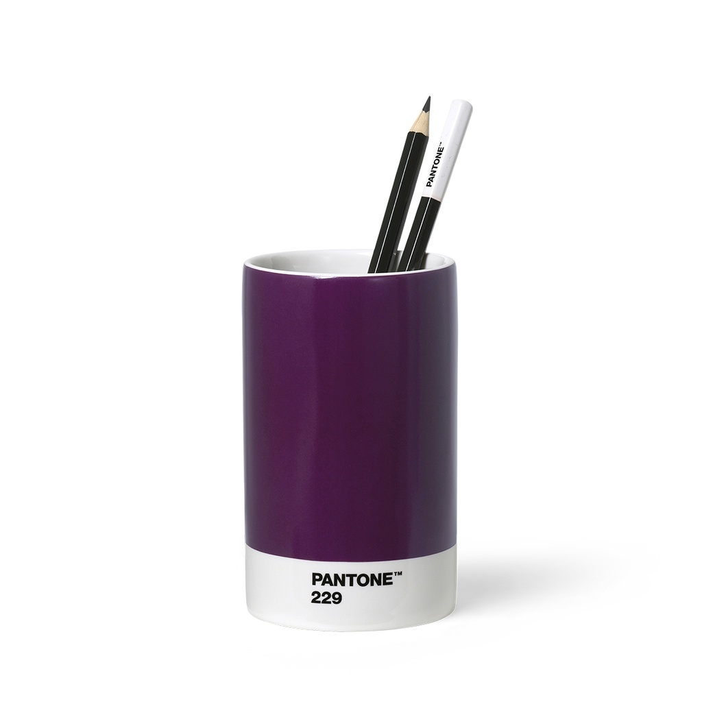 PANTONE Porcelánový stojánek na tužky - Aubergine 229