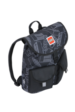 LEGO Tribini HAPPY backpack SMALL - Black/Grey