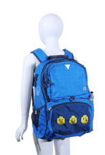 LEGO Faces Blue Freshmen - školský batoh