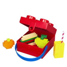 LEGO box s rukoväťou - modrá