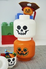 LEGO Storage Head (small) - Skeleton