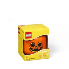 LEGO Storage Head (small) - Pumpkin