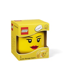 LEGO Storage Head (large) - Girl