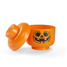 LEGO Storage Head (large) - Pumpkin