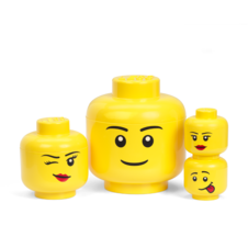 LEGO Storage Head (mini) - Girl