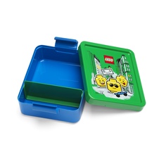 LEGO ICONIC Boy box na desiatu - modrá/zelená