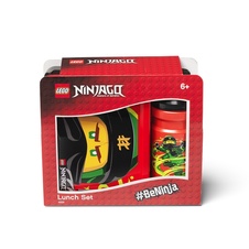 LEGO Ninjago Classic desiatový set (fľaša a box) - červená