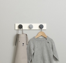 LEGO Wall Hanger Rack - Black, Grey, Dark grey