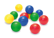 HUBELINO 12-Piece Marbles Set