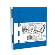 LEGO 2.0 Locking Notebook with Gel Pen - Blue