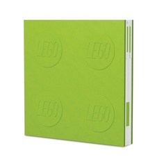 LEGO 2.0 Locking Notebook with Gel Pen - Lime