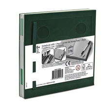 LEGO 2.0 Locking Notebook with Gel Pen - Green