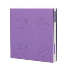 LEGO 2.0 Locking Notebook with Gel Pen - Lavender