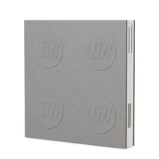 LEGO 2.0 Locking Notebook with Gel Pen - Grey
