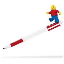 LEGO 2.0 Red Gel Pen with Minifigure
