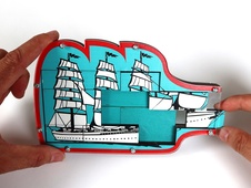 RECENTTOYS Ship in a Bottle