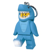 LEGO Iconic Shark Suit Guy Key Light with batteries