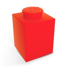 LEGO Classic 1x1 Silicone Brick 1000% Nitelite - RED