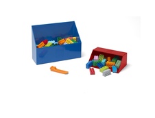 LEGO Brick Scooper Set (2pcs) - Blue/Red