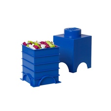LEGO úložný box 1 - modrá
