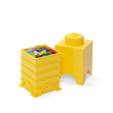 LEGO Storage Brick 1 - Yellow