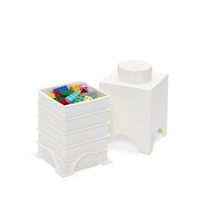 LEGO Storage Brick 1 - White
