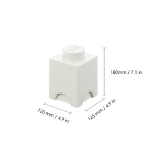 LEGO Storage Brick 1 - White