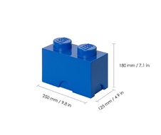 LEGO úložný box 2 - modrá