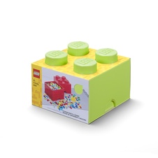 LEGO Storage Brick 4 - Bright Yellow Green