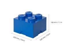 LEGO úložný box 4 - modrá
