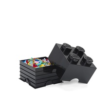 LEGO Storage Brick 4 - Black