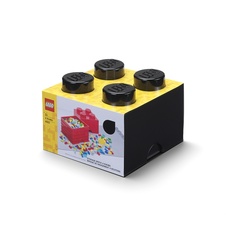 LEGO Storage Brick 4 - Black