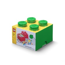 LEGO úložný box 4  - tmavo zelená