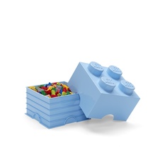 LEGO úložný box 4 - svetlo modrá