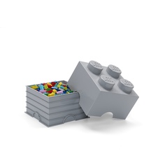 LEGO úložný box 4 - šedá