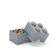 LEGO Storage Brick 4 - Medium Stone Grey