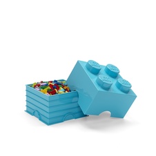 LEGO úložný box 4 - azurová