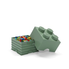 LEGO Storage Brick 4 - Snad Green