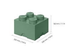 LEGO úložný box 4 - army zelená - 40031747_3.jpg