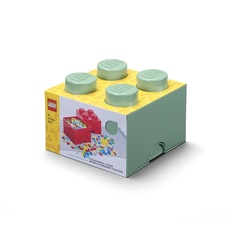 LEGO Storage Brick 4 - Snad Green
