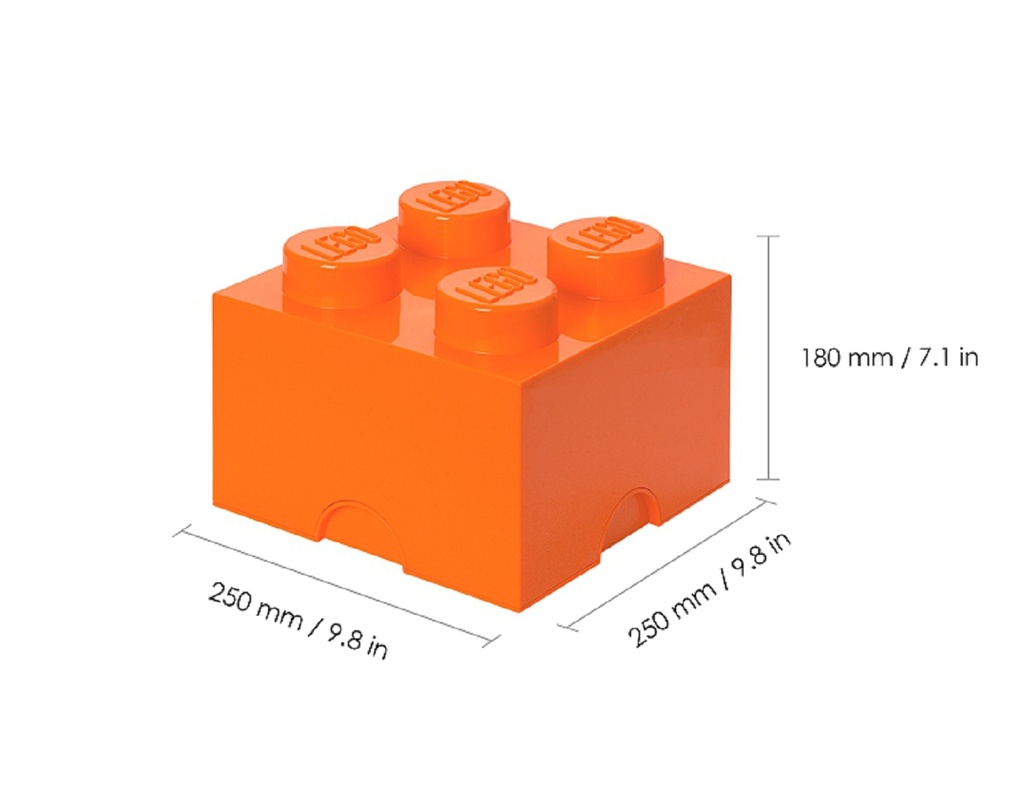 Long orange lego piece on sale