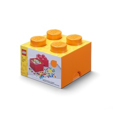 LEGO úložný box 4 - oranžová