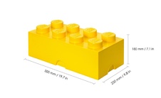 LEGO Storage Brick 8 - Yellow