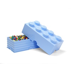 LEGO úložný box 8 - svetlo modrá